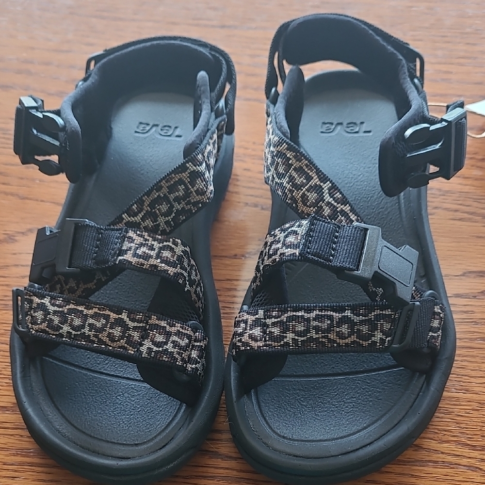 Teva Black and Patterned Sandals